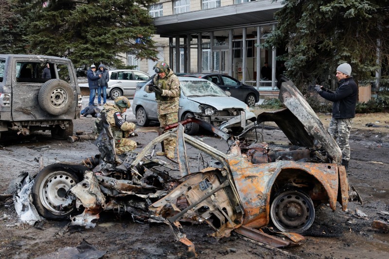 Posljedice ukrajinskog granatiranja u Donjecku, 29. siječnja 2024. (izvor: Reuters/Guliver Image)