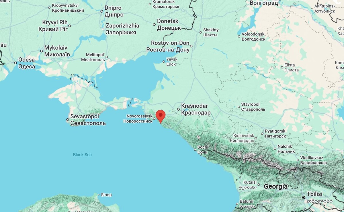 Gelendžik na karti