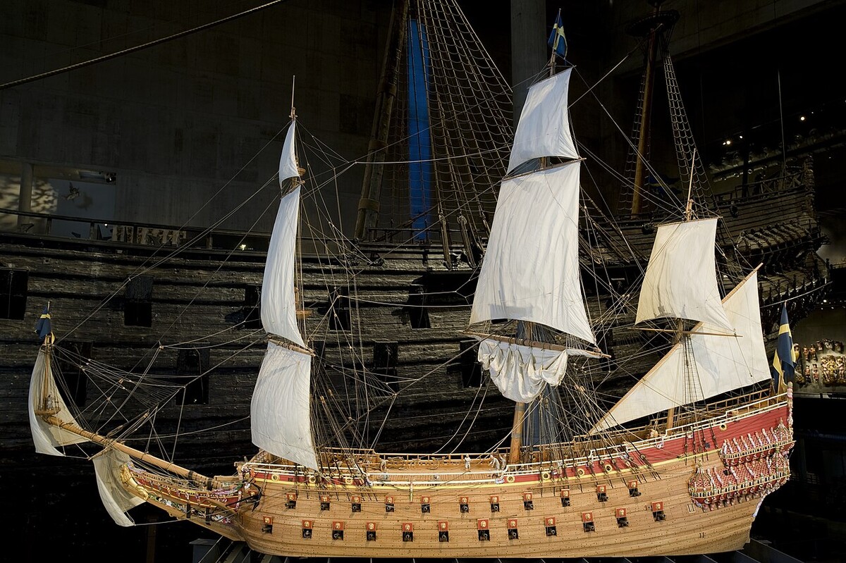 1:10 scale model of the Vasa