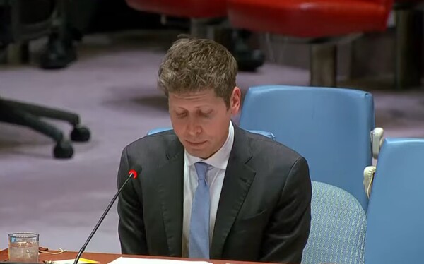 Sam Altman, govor u UN-u