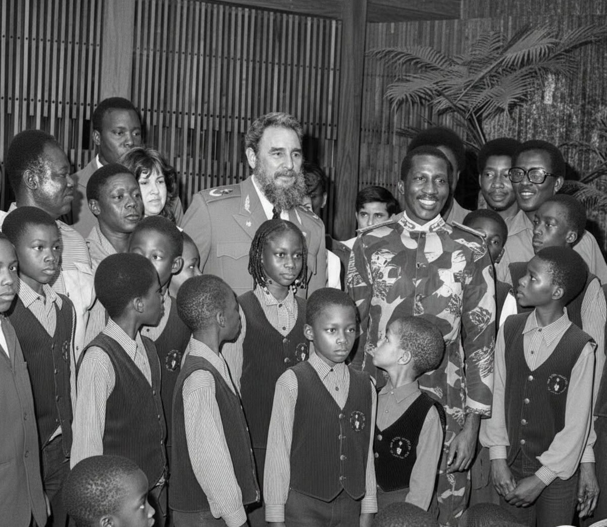 Children from Burkina Faso in Cuba, 1986