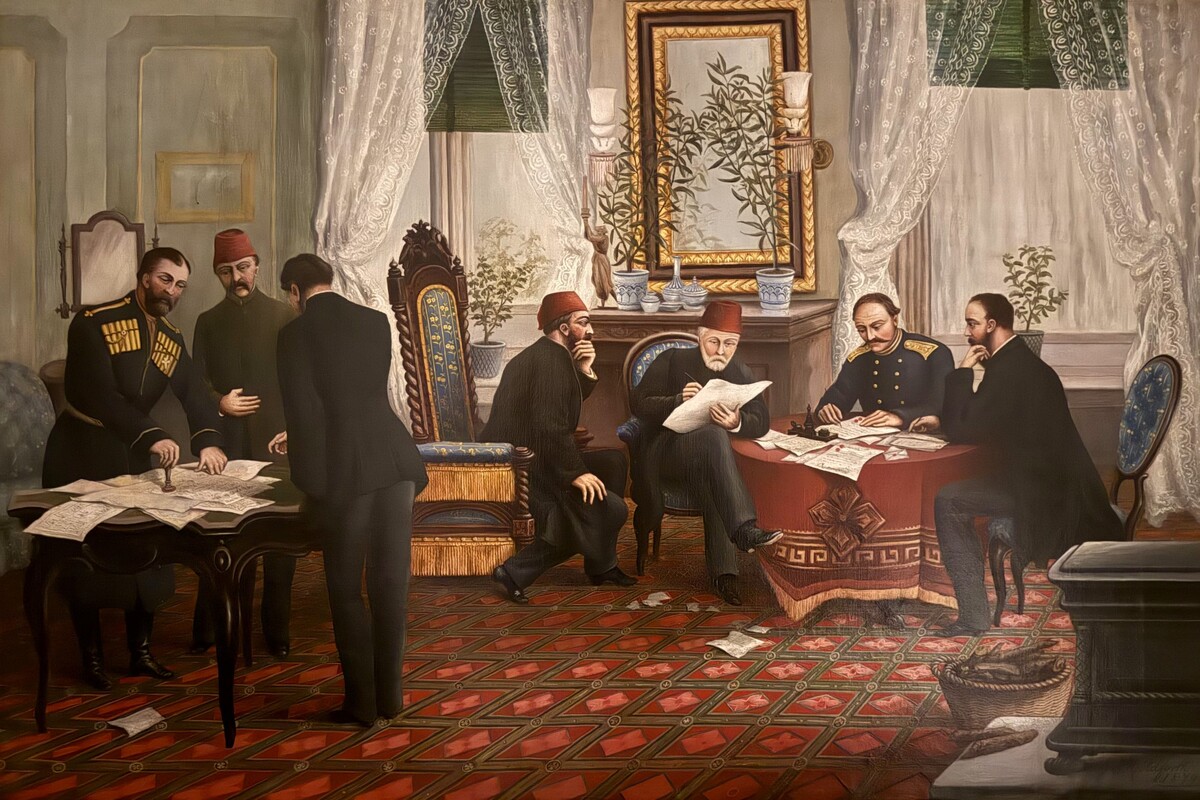 Signing of the Treaty of San Stefano