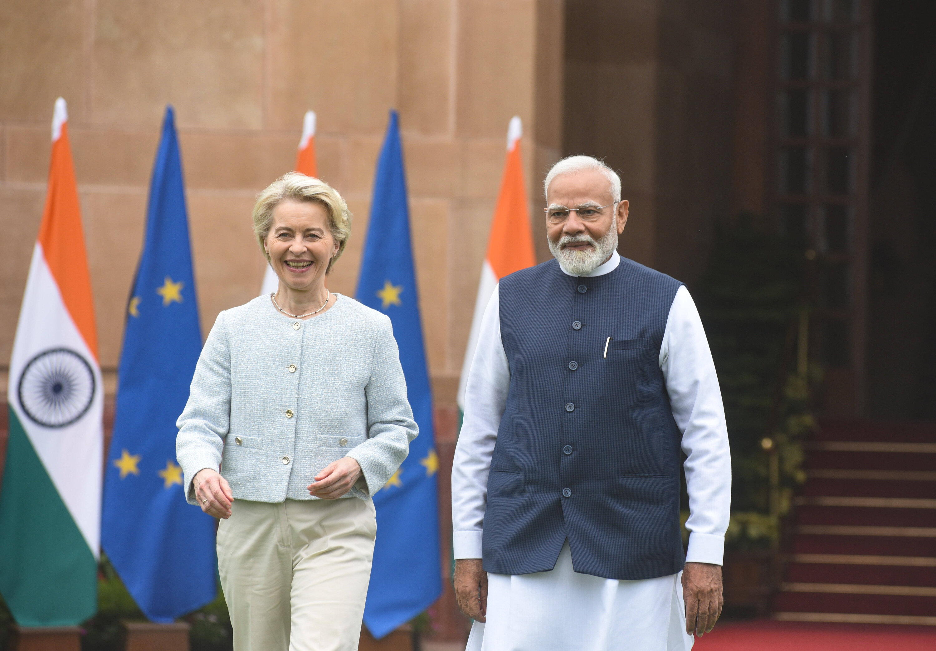Ursula von der Leyen i Narendra Modi