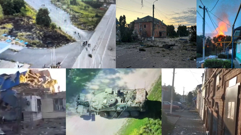 Scene iz Sudže i regije Kursk (izvor: X)