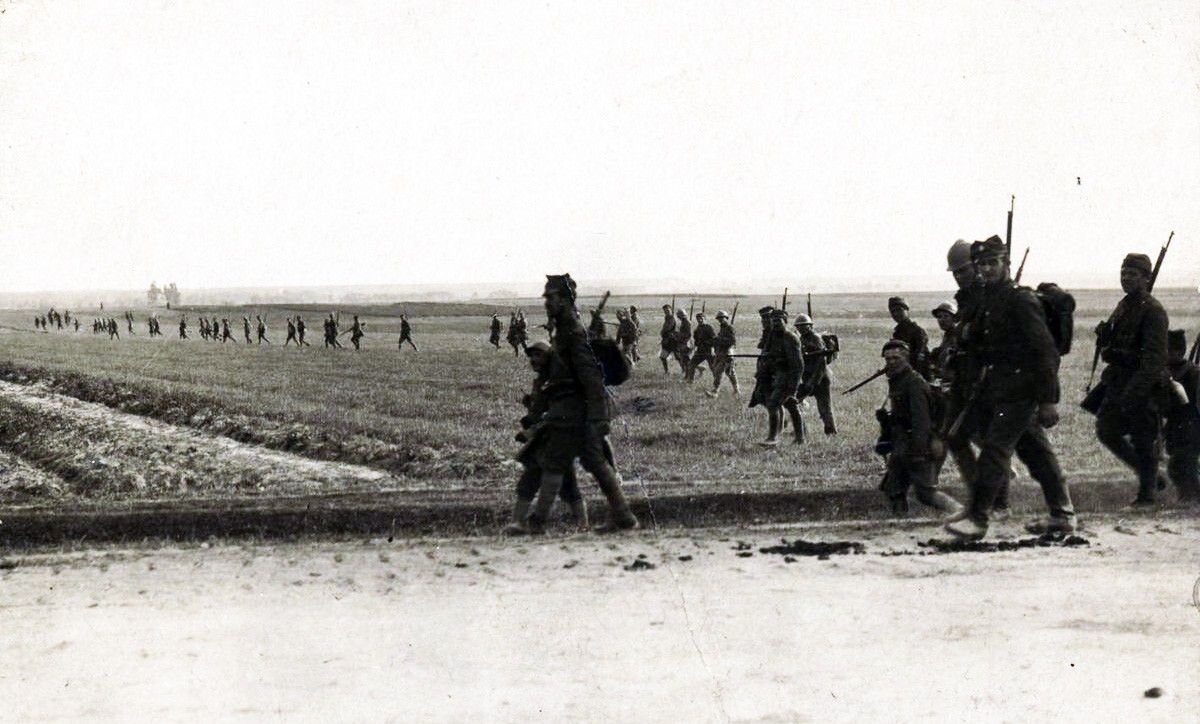 Poljski vojnici za vrijeme Bitke za Varšavu 1920.