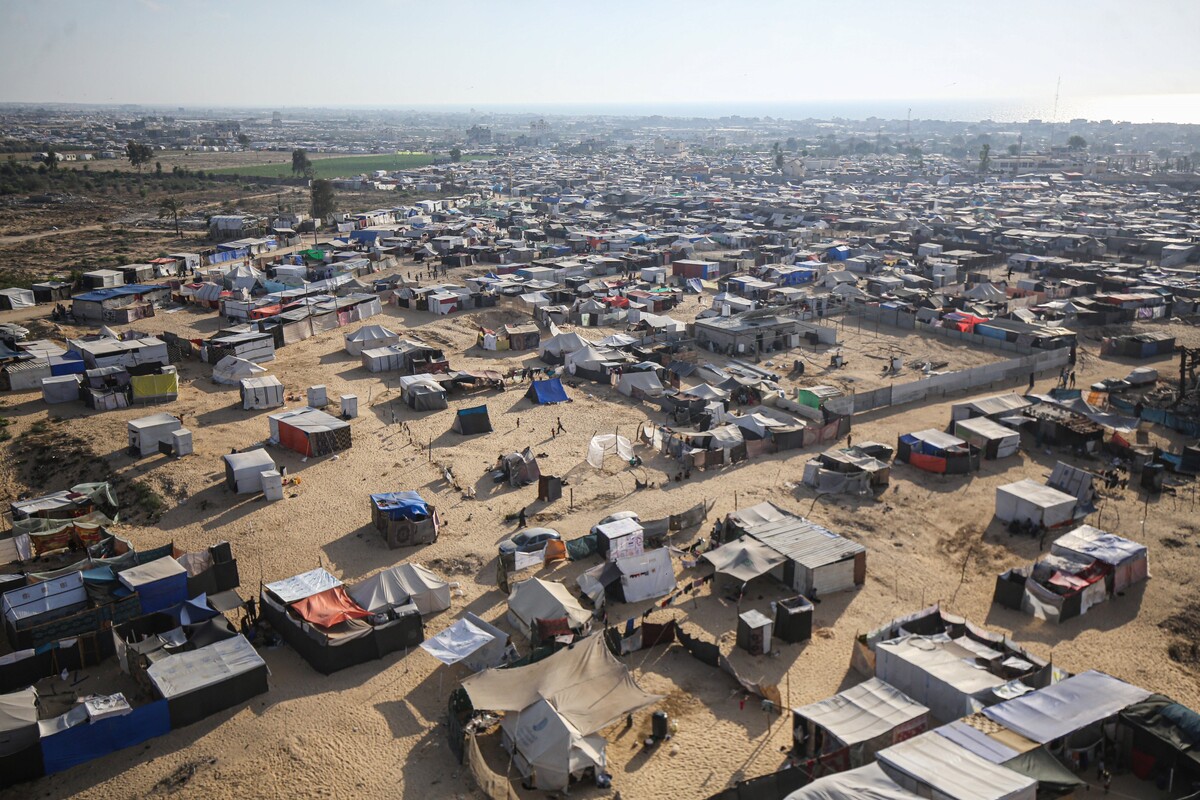 Šatorsko naselje Al-Mawasi kod Khan Younisa (izvor: Omar Ashtawy / Guliver Image)
