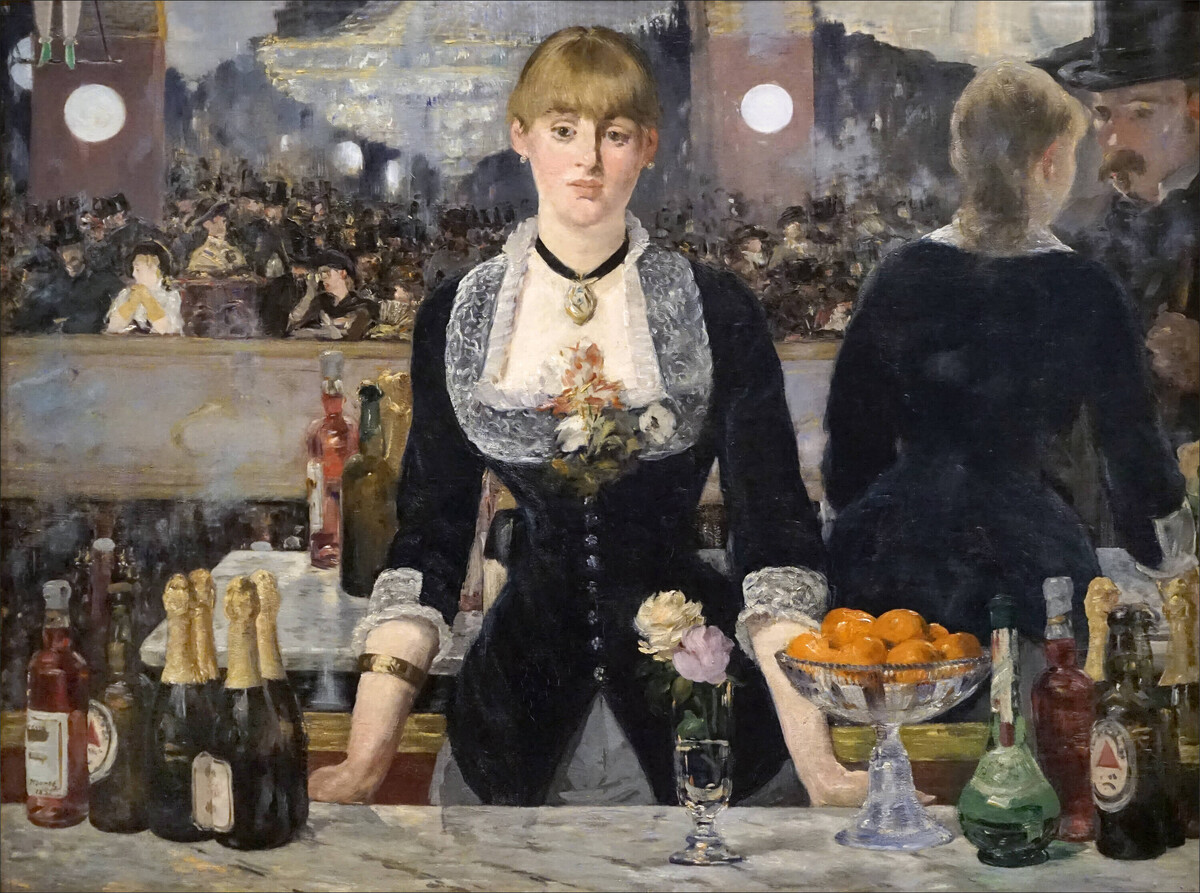 \"Bar u Folies-Bergère\", Edouard Manet, 1882.