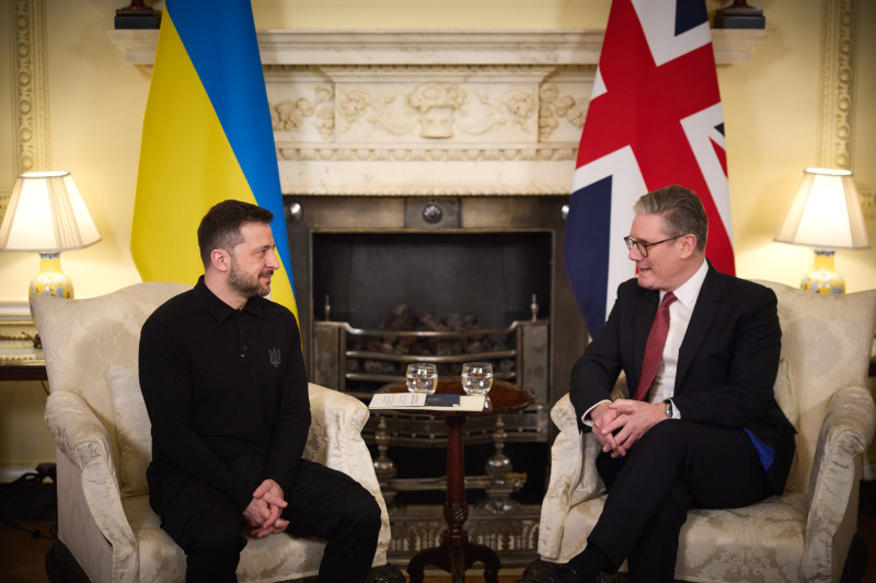Volodimir Zelenski i Keir Starmer u Londonu, 1. ožujka 2025. (izvor: Ured ukrajinskog predsjednika)