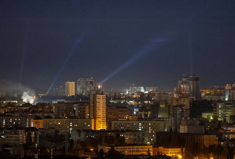 Udar ruskog drona na Kijev, 21. listopada 2024. (izvor: Gleb Garanich/Reuters/Guliver Image)