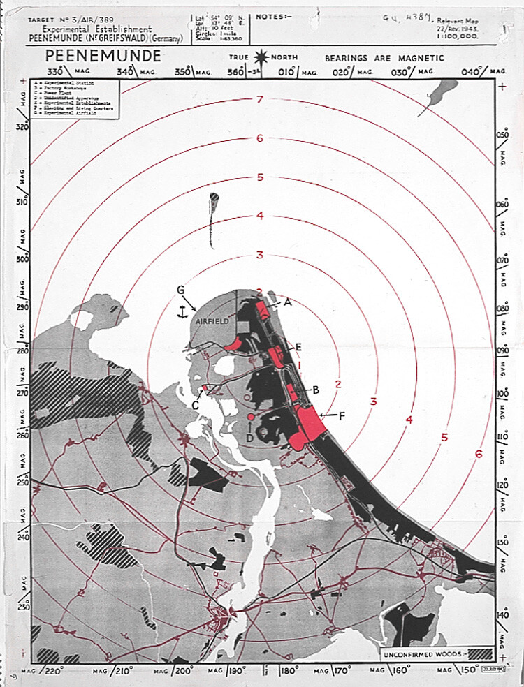 Targets of the British attack