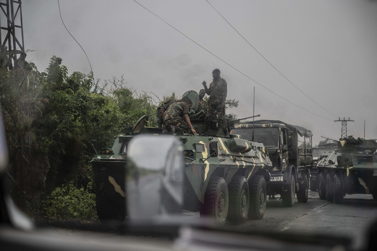 Snage DR Konga pred Gomom, 24. siječnja 2025. (izvor: AP Photo/Moses Sawasawa/Guliver Image)