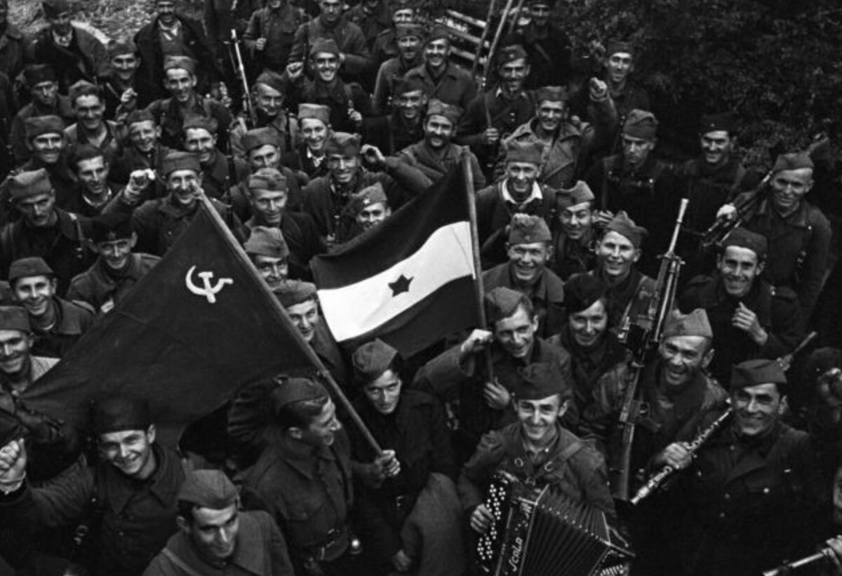 Celebrating the liberation of Belgrade
