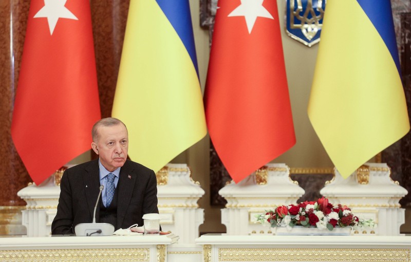 Erdogan u Kijevu, 3. veljače 2022. (izvor: Sergii Kharchenko / Imago Lifestyle / Guliver Image)
