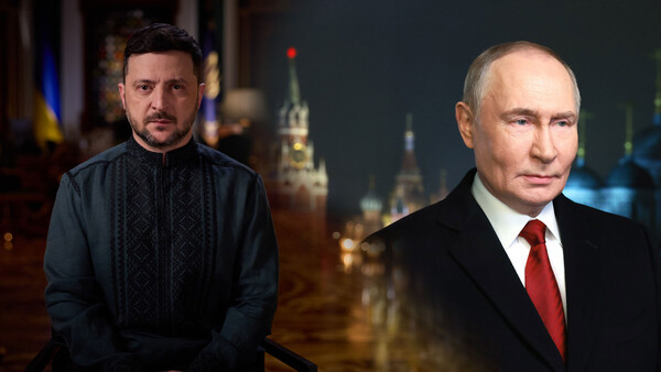 Zelenski i Putin - novogodišnja obraćanja