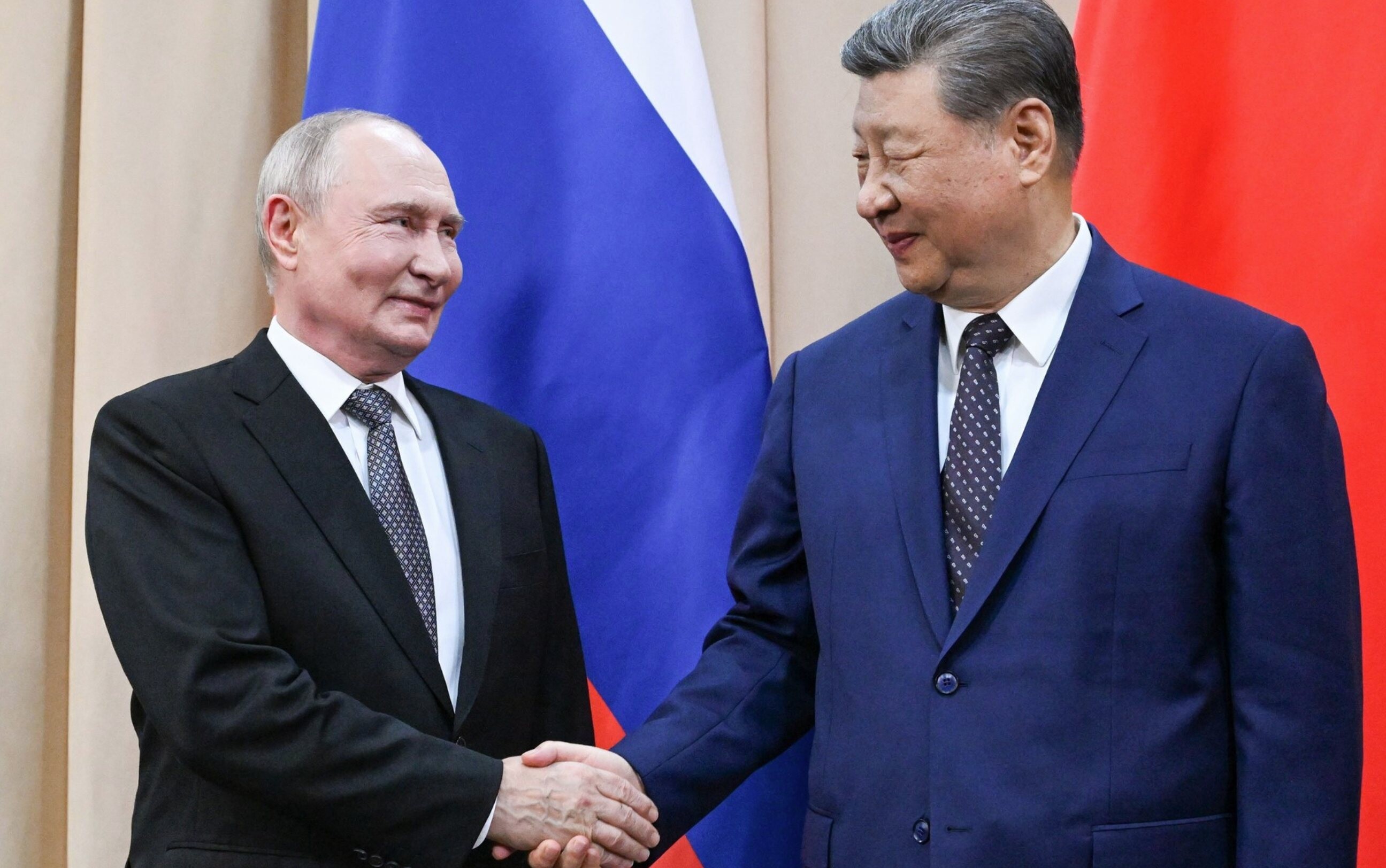 Vladimir Putin i Xi Jinping, 31. kolovoza 2026. u Biškeku