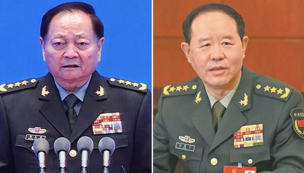 Zhang Youxia (lijevo) i Liu Zhenli (desno)