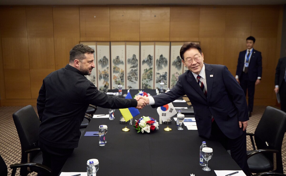 Volodimir Zelenski i Lee Jae Myung, sastanak u srpnju 2026.