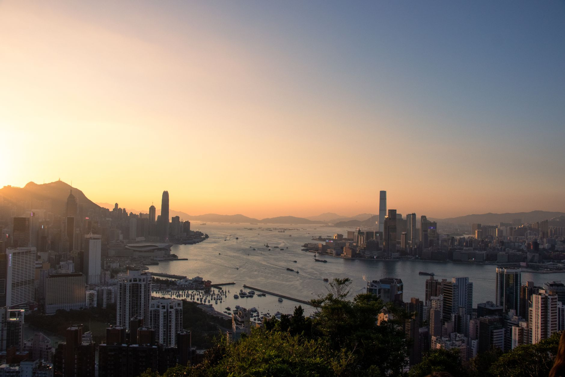 Pogled na Hong Kong
