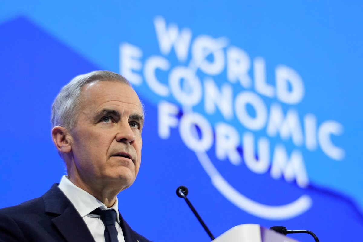 Mark Carney u Davosu 20. siječnja 2026.