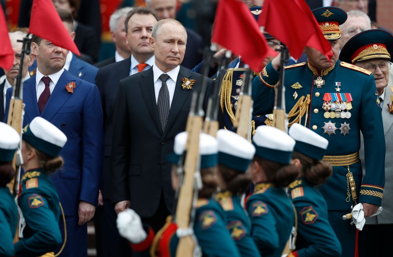 Vojna parada u Moskvi, 9. svibnja 2019. (izvor: AP Photo/Pavel Golovkin/Guliver Image)