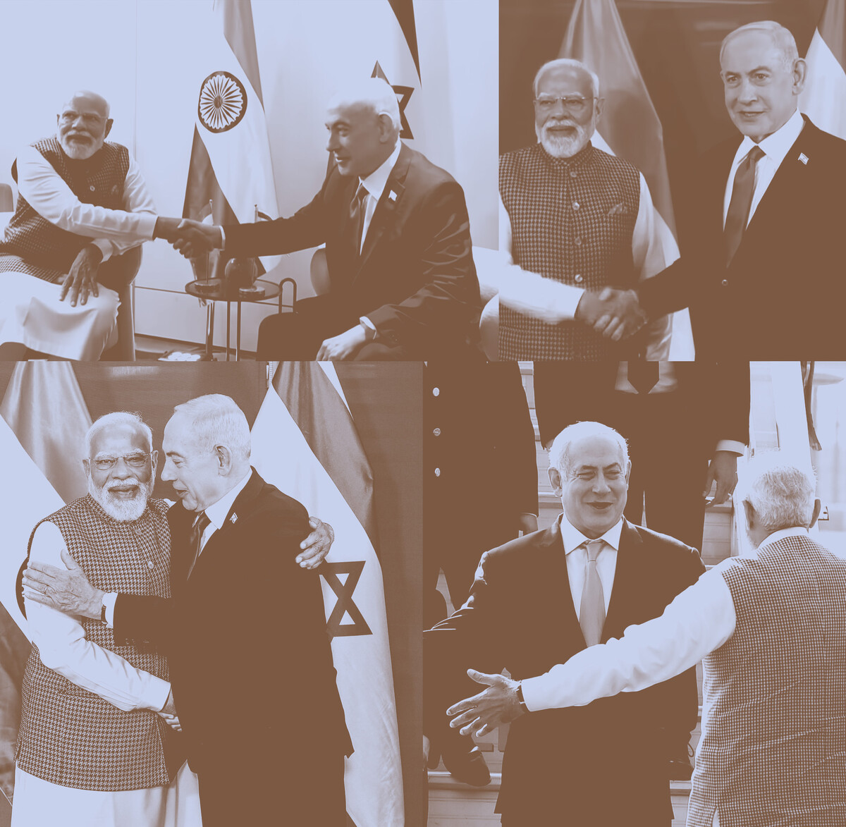 Narendra Modi i Benjamin Netanyahu