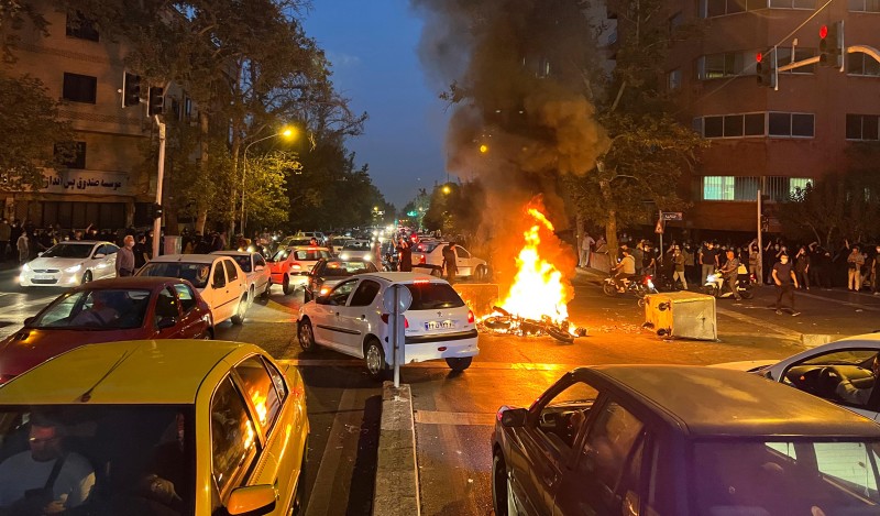 Demonstracije u Teheranu, 19. rujna 2022. (izvor: AP photo / Guliver Image)