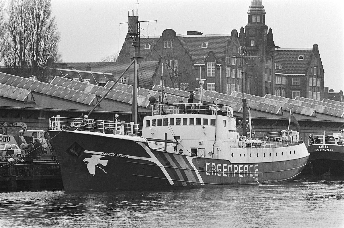 Rainbow Warrior in the Netherlands in 1981