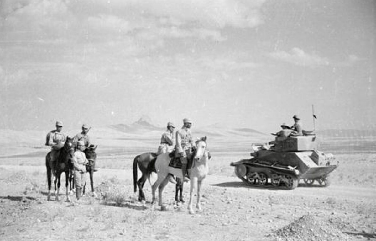 British and Soviet soldiers in Iran
