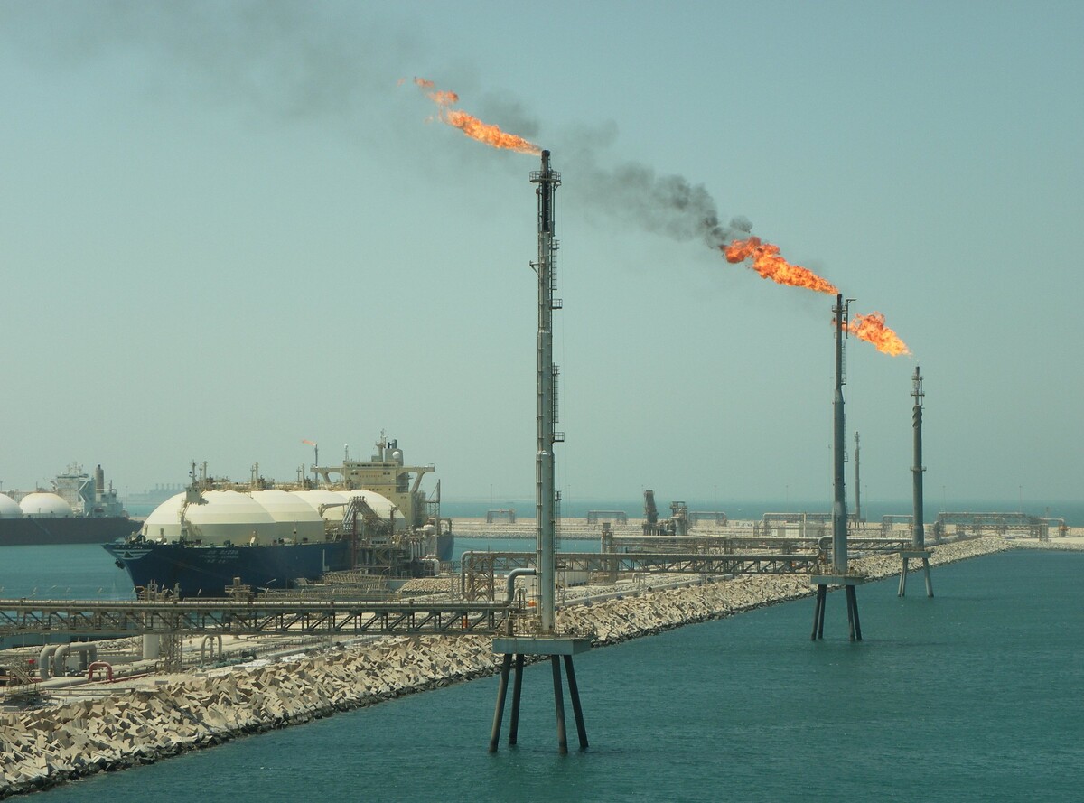 Ras Laffan terminal in Qatar