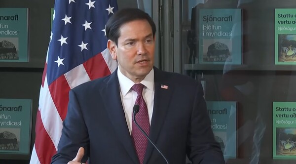 Marco Rubio na Islandu