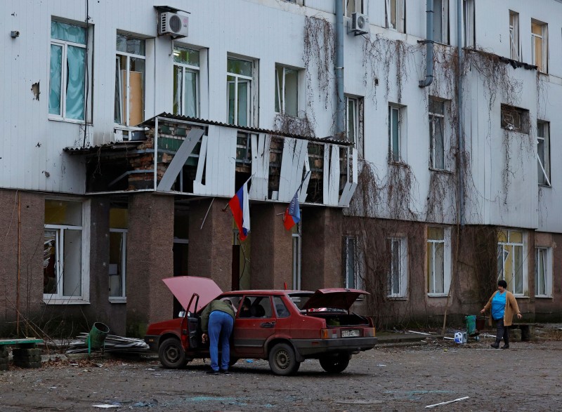 Granatiranje Donjecka 7. siječnja 2024. (izvor: Reuters / Guliver Image)