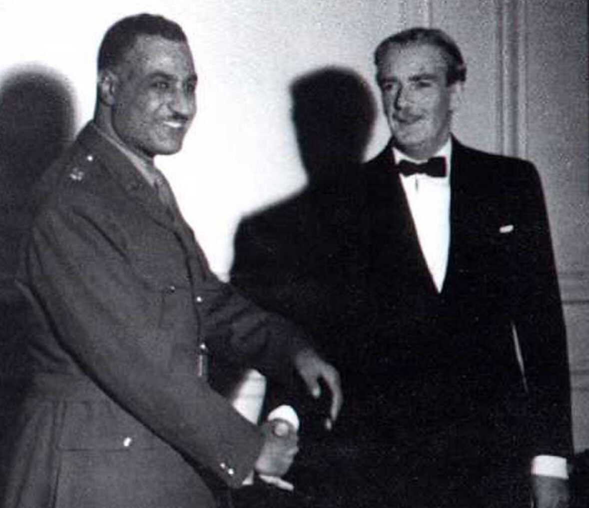 Gamal Abdel Nasser and Anthony Eden