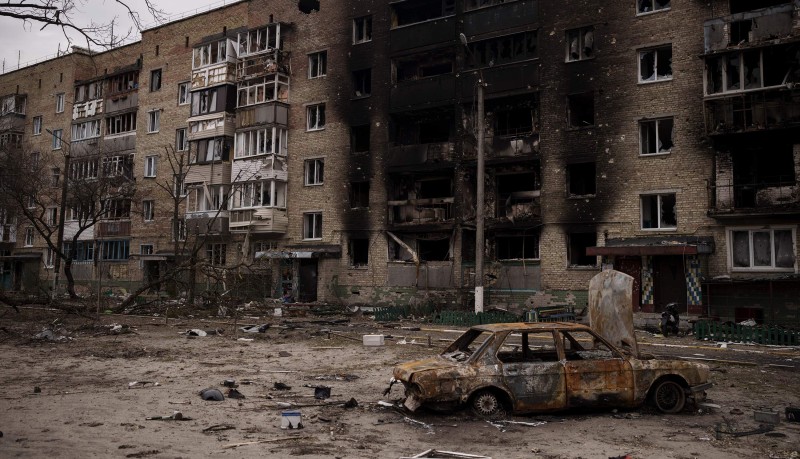 Irpin, predgrađe Kijeva, 6. travnja 2022. (izvor: AP Photo/Felipe Dana/Guliver Image)