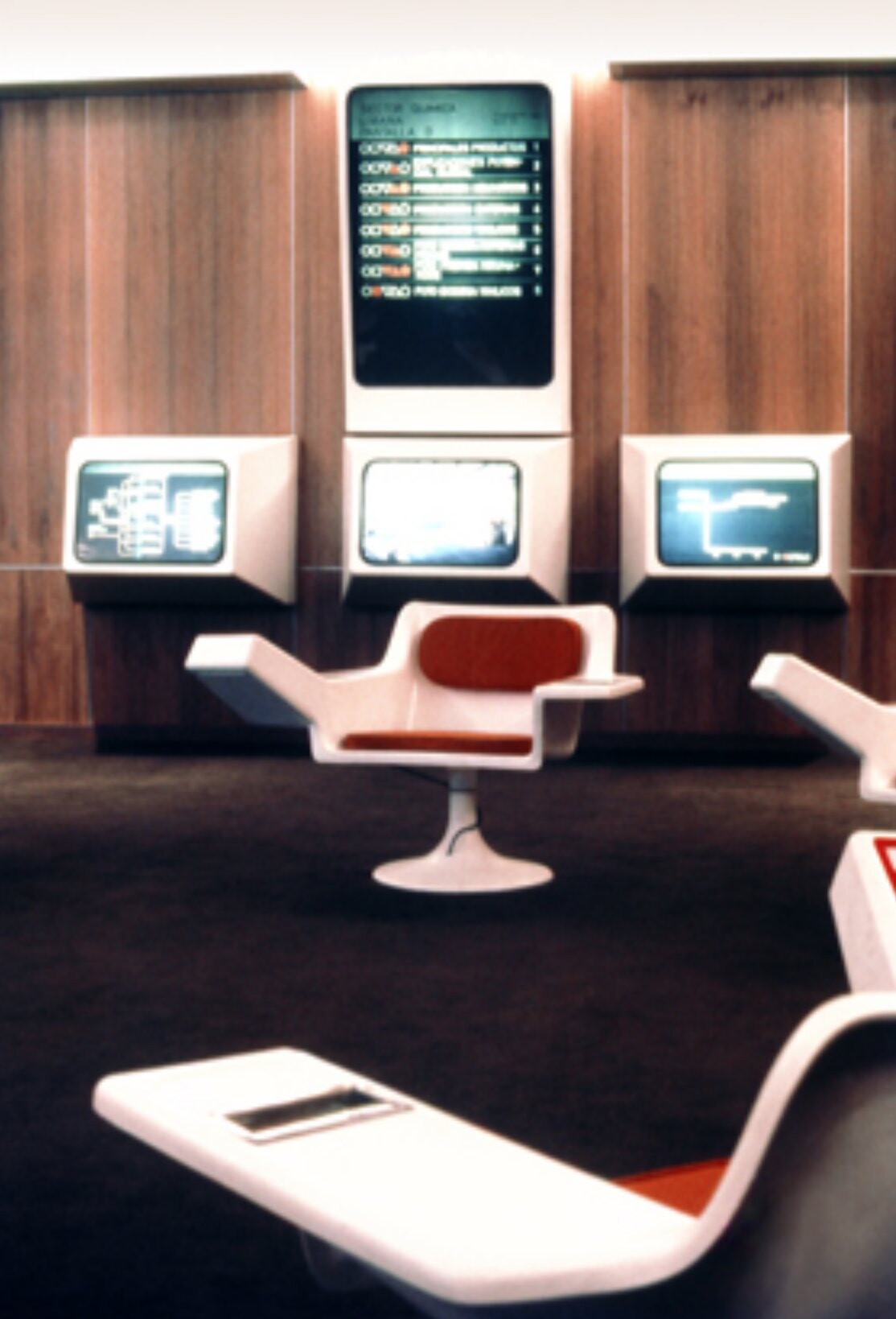 Cybersyn, detail from the operations room