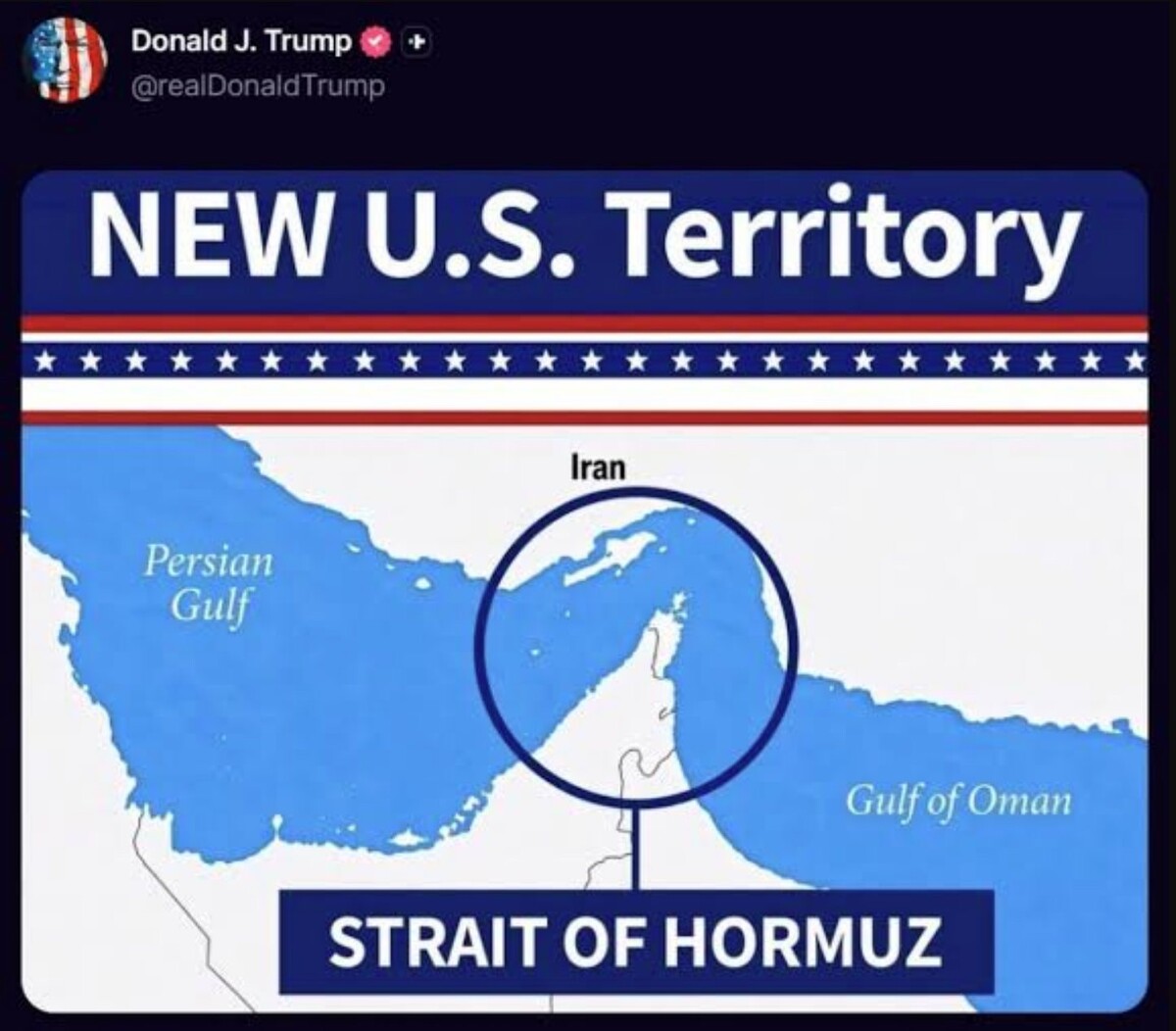 Trumpova objava