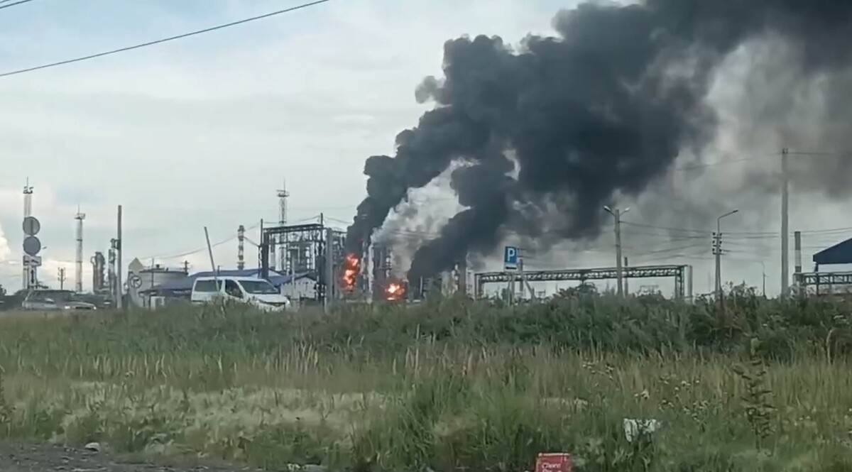 Udar na rafineriju u Omsku