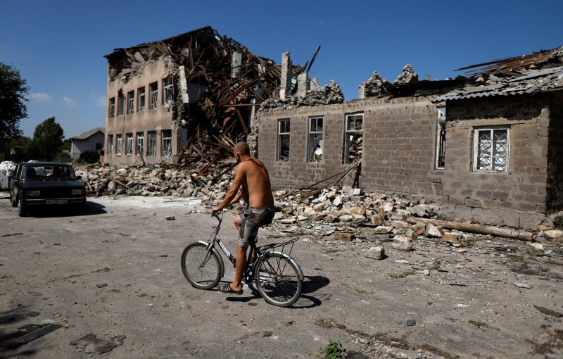 Scena iz Torecka, pokrajina Donjeck, 22. kolovoza 2022. (izvor: REUTERS/Ammar Awad/Guliver Image)