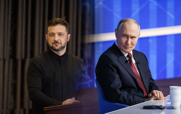 Volodimir Zelenski (izvor: ured ukrajinskog predsjednika), Vladimir Putin (kremlin.ru)