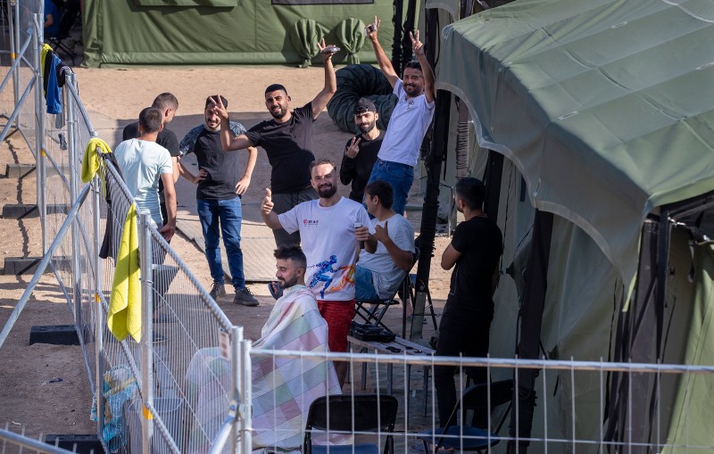 Novoizgrađeni kamp za migrante u gradu Pabrade, oko 40 km sjeveroistočno od Vilniusa (izvor: AP Photo/Mindaugas Kulbis/Guliver Image)