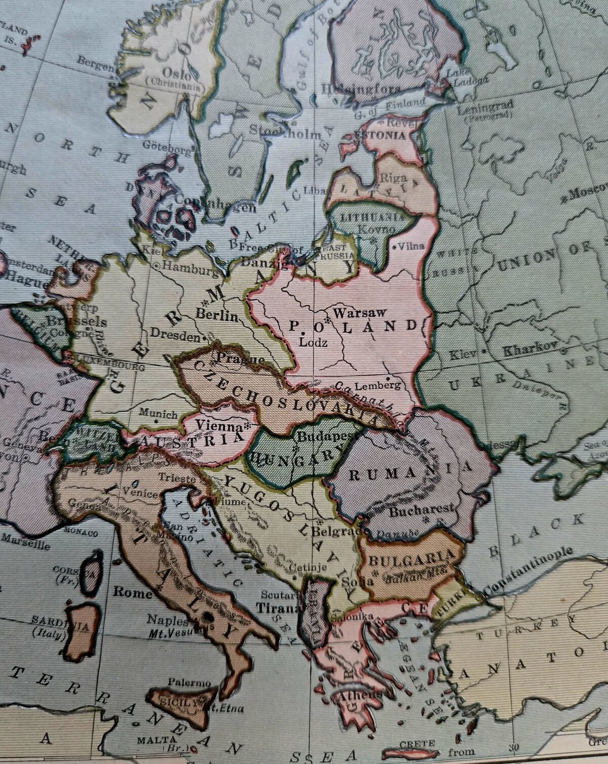 Europe in 1920