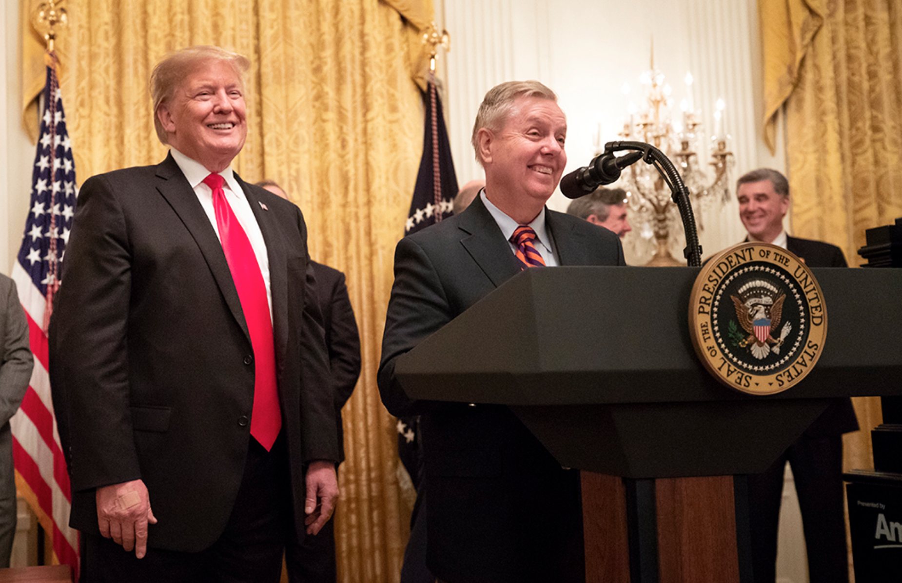 Donald Trump i Lindsey Graham, fotografija iz 2019.