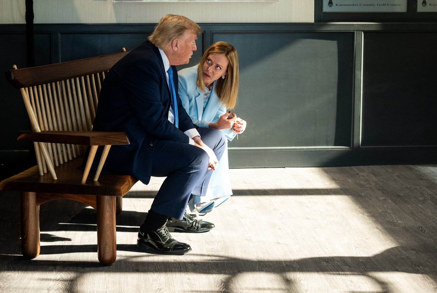 Donald Trump i Giorgia Meloni za vrijeme G7 summita u Kanadi, 16. lipnja 2025.