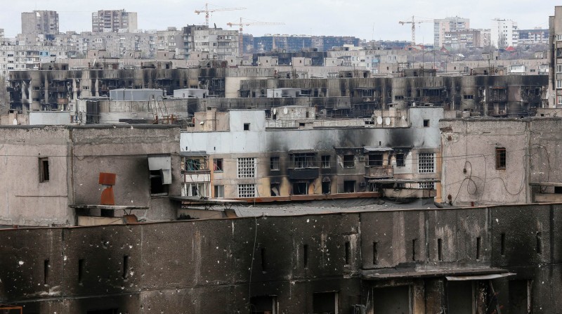 Mariupolj, 21. travnja 2022. (izvor: REUTERS/Alexander Ermochenko/Guliver Image)