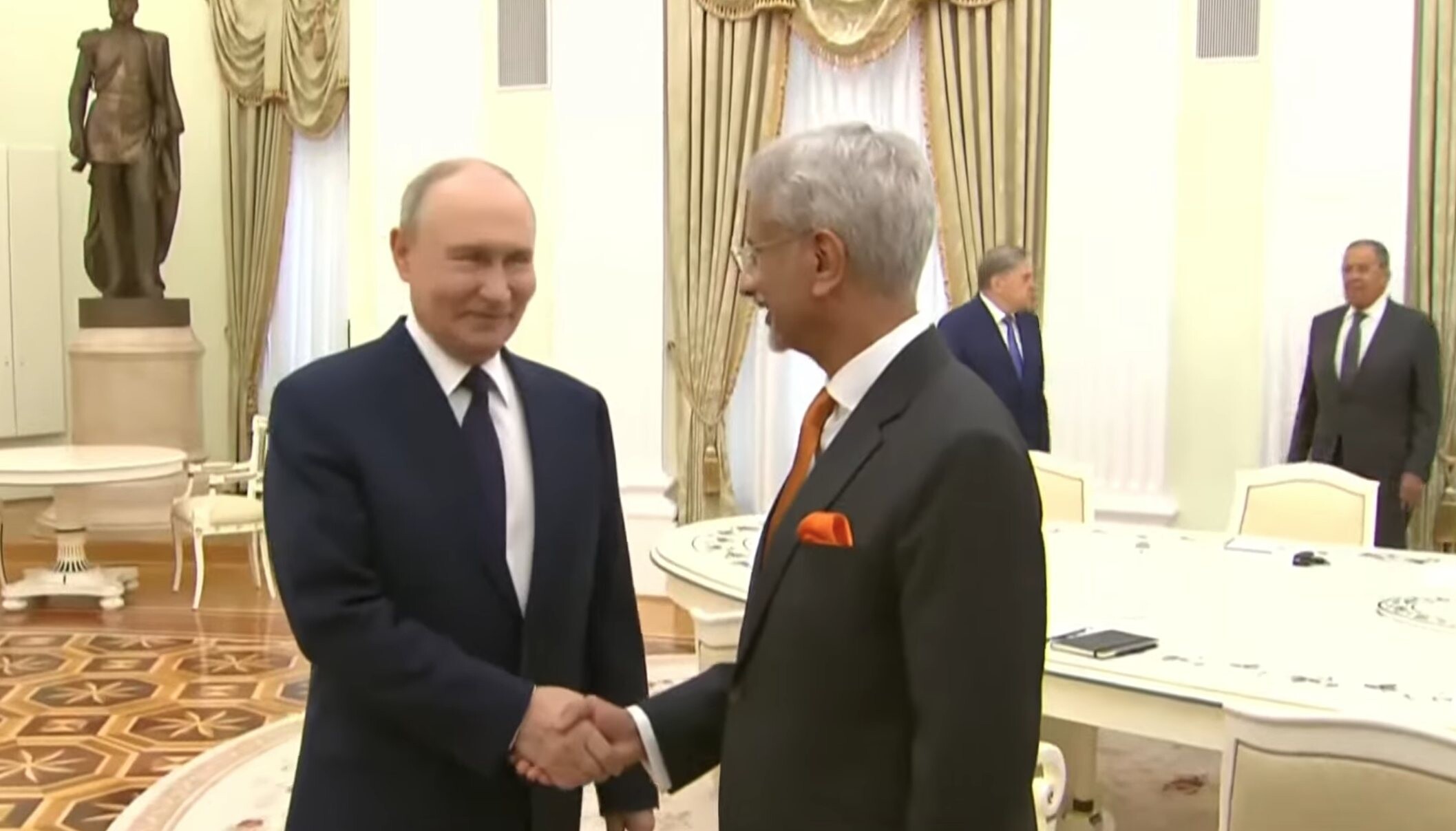 Putin i Jaishankar u Kremlju, 24.8.2026.