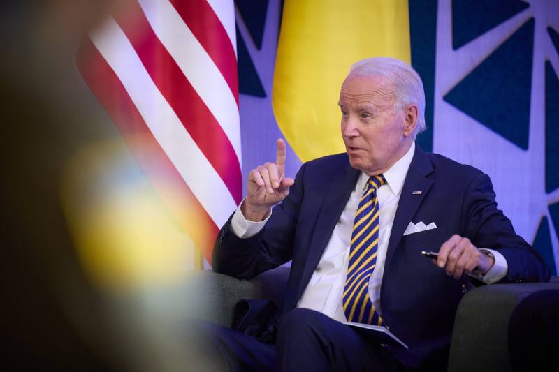 Joe Biden za vrijeme sastanka s Volodimirom Zelenskim u Vilniusu, srpanj 2023. (izvor: Ured ukrajinskog predsjednika)