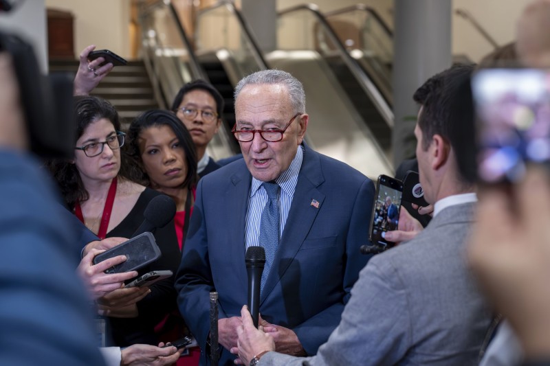 Chuck Schumer, lider Demokrata u Senatu (izvor: AP Photo/J. Scott Applewhite/Guliver Image)