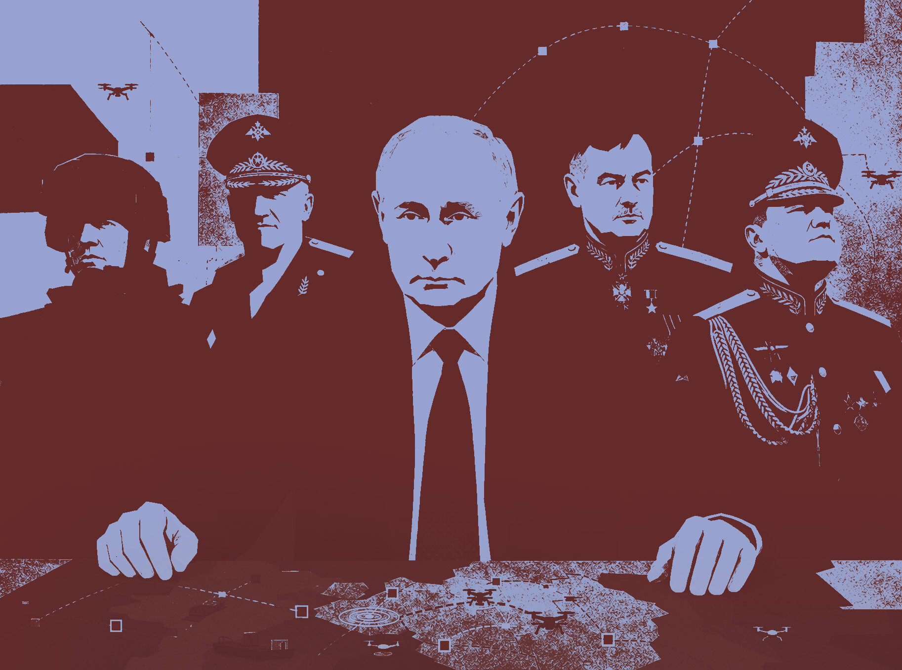 Putin i promjene vojnog kadra / ilustracija