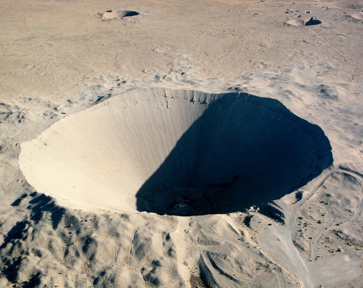 The crater created after Operation Plowshare