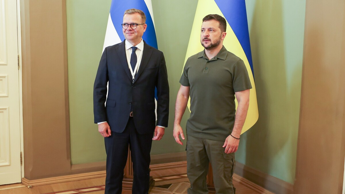 Petteri Orpo i Volodimir Zelenski u Kijevu, 23. kolovoza 2023.