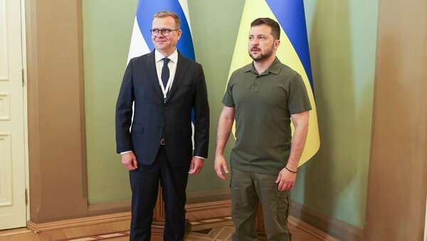 Petteri Orpo i Volodimir Zelenski u Kijevu, 23. kolovoza 2023.
